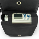 Lightweight Inogen One G5 backpack with storage for extra batteries, water bottle, charging cords with front access to charging, grommets for ventilation - O2TOTES