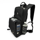 Lightweight Inogen One G5 backpack with storage for extra batteries, water bottle, charging cords with front access to charging, grommets for ventilation - O2TOTES
