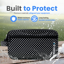 CPAP Travel Bag – For Small CPAP Machines Fits ResMed AirMini, Z2 & Transcend – Padded Case for Mask, Hose & Power (Polka Dot)