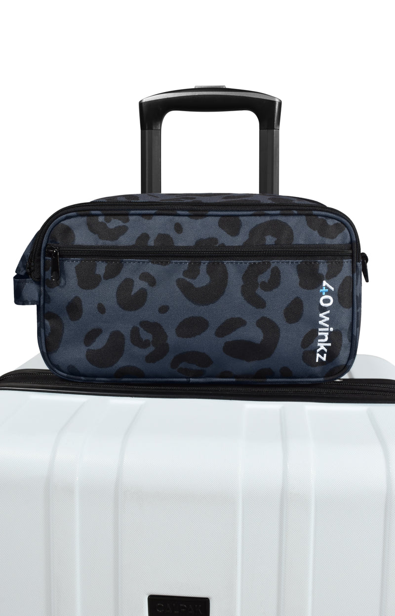 CPAP travel bag fit for ResMed Mini, Micro Travel Auto CPAP - Transcend, Z2 cpap machine in leopard print - O2TOTES