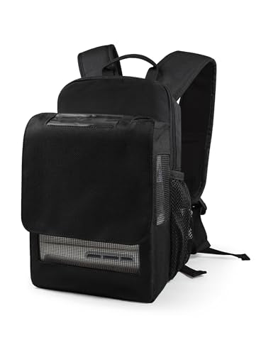 Oxygo Next Slim Backpack w/ Extra Storage - Black - O2TOTES