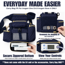 Carry Bag Fit For Inogen Rove 4, Premium mesh panels, pockets for accessories, lightweight & non-medical look