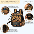 o2totes Inogen One G5 & Inogen Rove 6 Lightweight Backpack in custom Leopard Print; Slim, lightweight design - O2TOTES