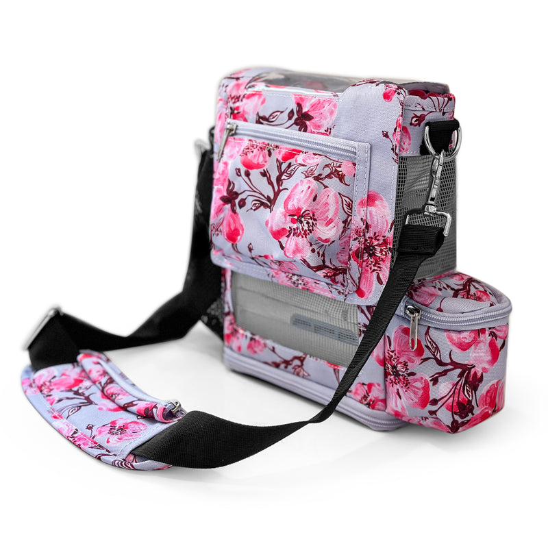 NEW! Carry Bag for Inogen One G5-Pockets for Inogen accessories/Floral - O2TOTES