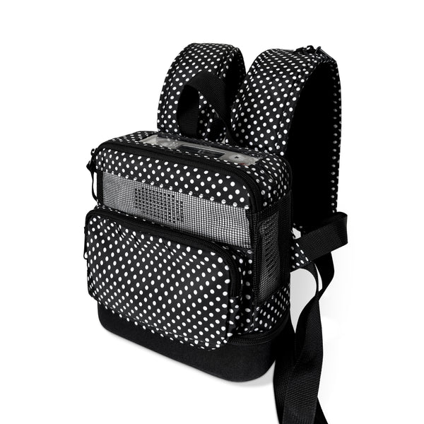 Arya Lightweight Backpack w/room for accessories - Polka Dot