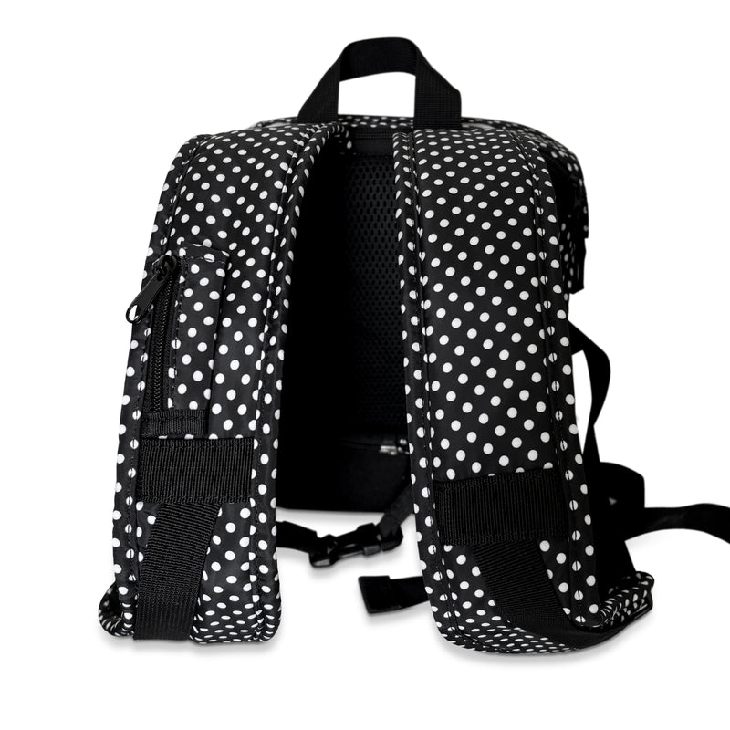 Arya Lightweight Backpack w/room for accessories - Polka Dot