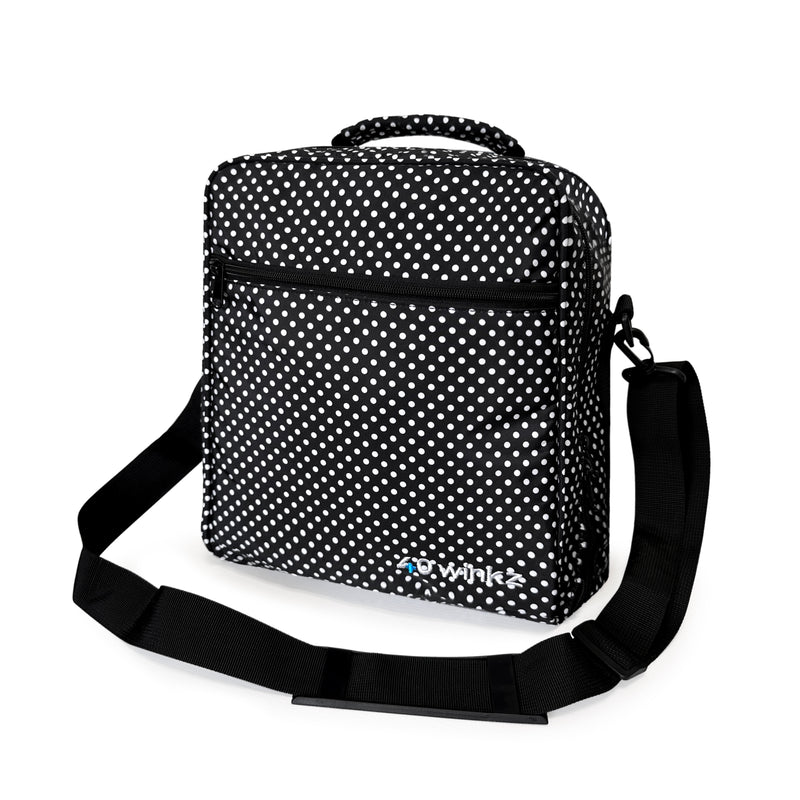 Cpap Travel Bag for Resmed Airsense, Airsense 10, 11, & more! (Polka Dot) - O2TOTES