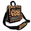 o2totes Inogen One G5/Inogen Rove 6 carry bag with pockets, leopard print design, mesh panels, pockets for accessories - O2TOTES