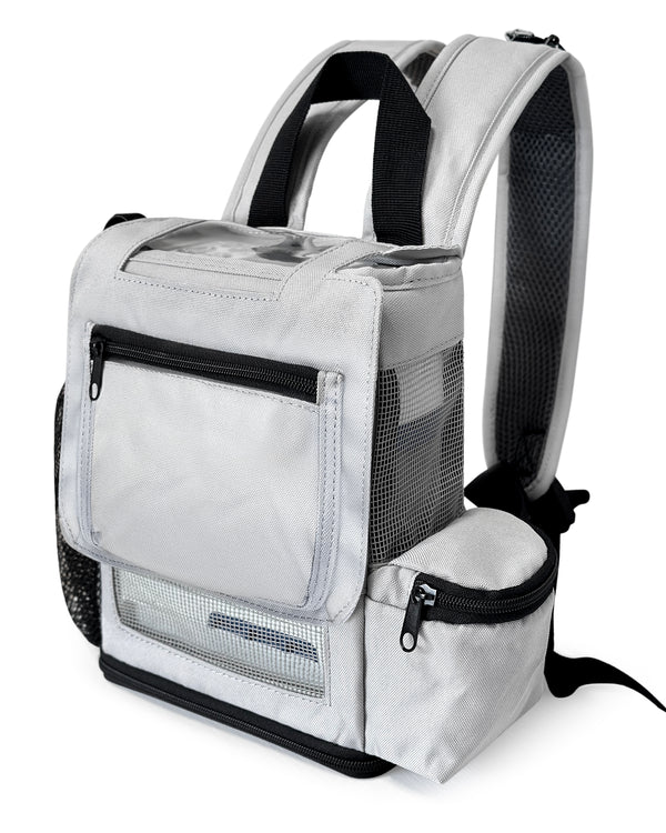 Inogen One G5 Lightweight Backpack w/Pockets - Light Grey