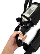 Inogen One G4/Inogen Rove 4 Carry Bag w/Pockets - Black by o2totes with zippered bottom, pockets