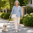 Carry Bag fit for Inogen G5, Limited edition Quilted breathable fabric, zippered bottom, light gold toned hardware