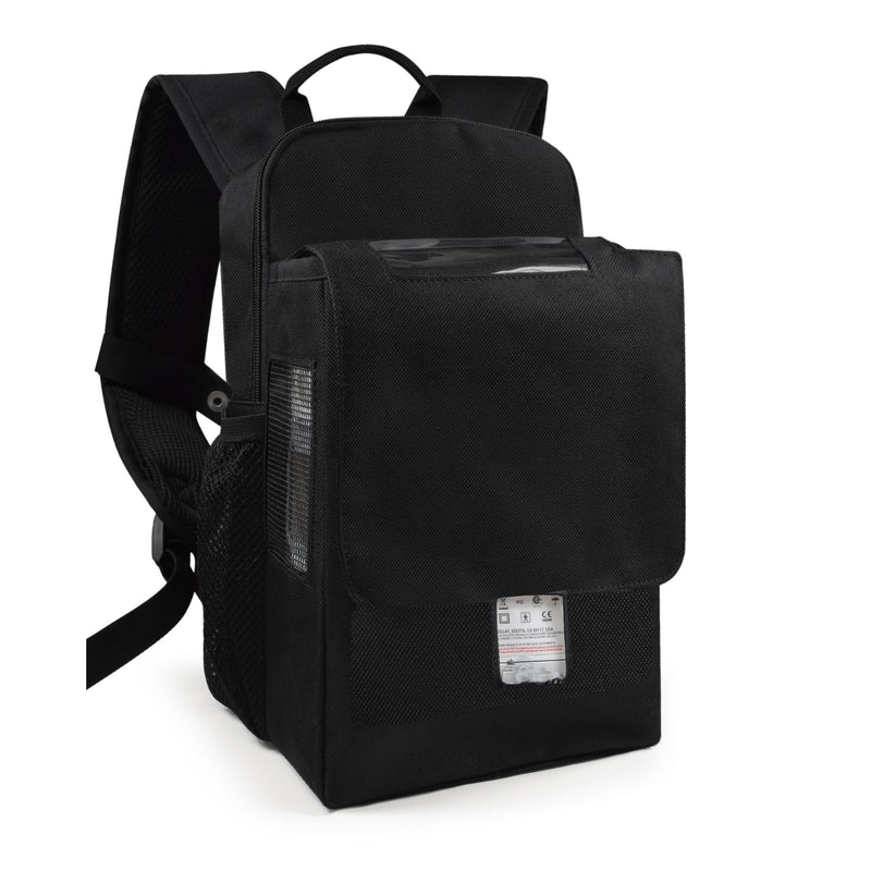 Inogen One G5 Slim Backpack w/ Extra Storage - Black - O2TOTES