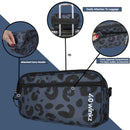 CPAP travel bag fit for ResMed Mini, Micro Travel Auto CPAP - Transcend, Z2 cpap machine in leopard print - O2TOTES