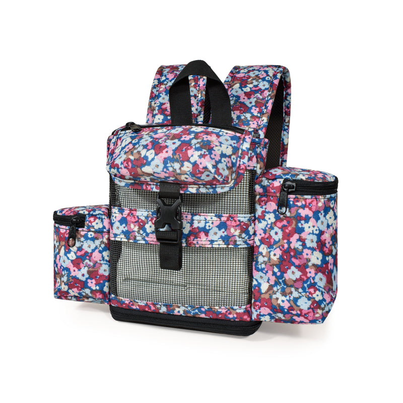Inogen One G4 Backpack w/Pockets - Floral - O2TOTES
