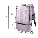 Universal Mesh Backpack - Light Purple - O2TOTES