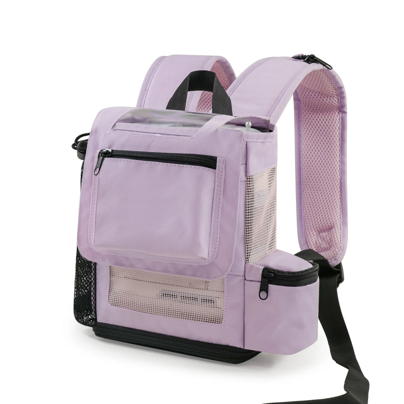 OxyGo Next Lightweight Backpack w/Pockets - Light Purple - O2TOTES