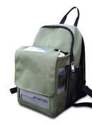 Inogen one G5 Backpack-With Storage Compartment in Green - O2TOTES